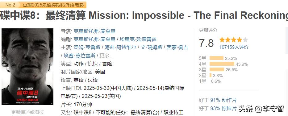 碟中谍8电影_碟中谍8 汤姆克鲁斯 清算 系列 青春终结